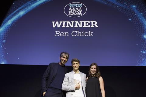 Ben Chick, Hackenbacker, winner of the 'audio post-production' category